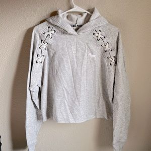 VS PINK women’s cropped hoodie